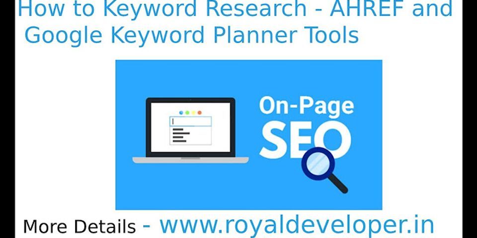 Ahrefs Google Keyword Planner