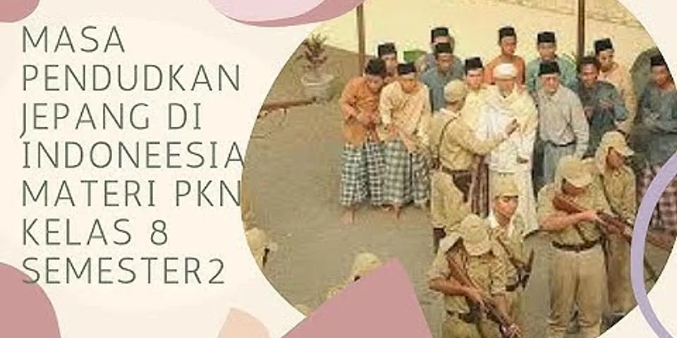 Apa Dampak Pendudukan Jepang bagi rakyat Indonesia di bidang militer?