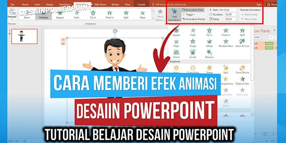 Apa Itu Animasi Pada Powerpoint