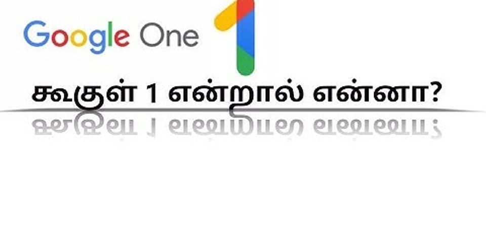 Apa itu cadangan Google One?