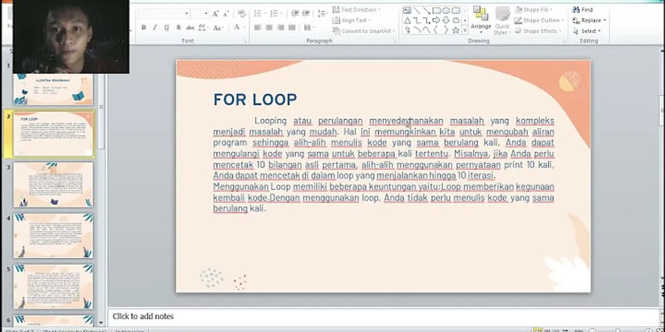 Apa yang dimaksud for loop?