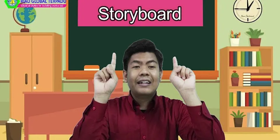 Apa yang dimaksud storyboard pada animasi?