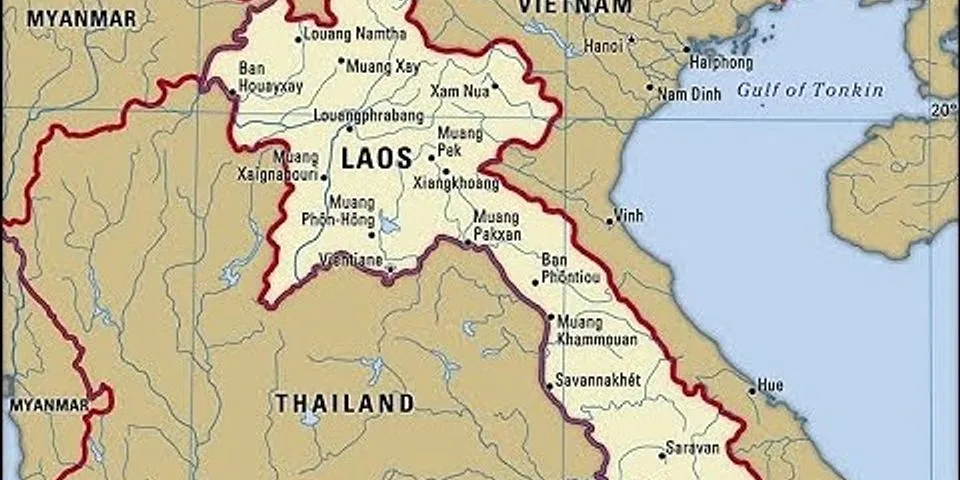 Apakah Laos berbatasan dengan laut?