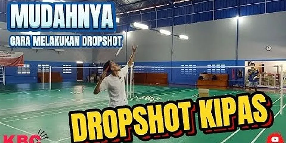 Bagaimana cara melakukan pukulan dropshot dalam permainan Bulutangkis