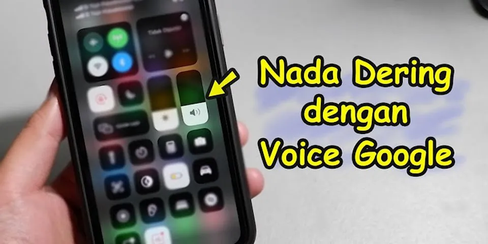 Bagaimana cara membuat suara google di iPhone?