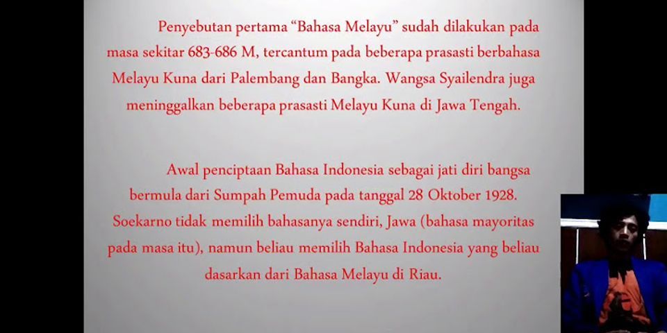 Bagaimana kedudukan bahasa Indonesia bagi bangsa Indonesia