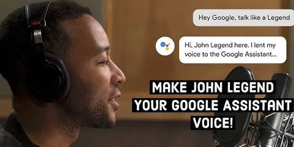 cant change google assistant voice