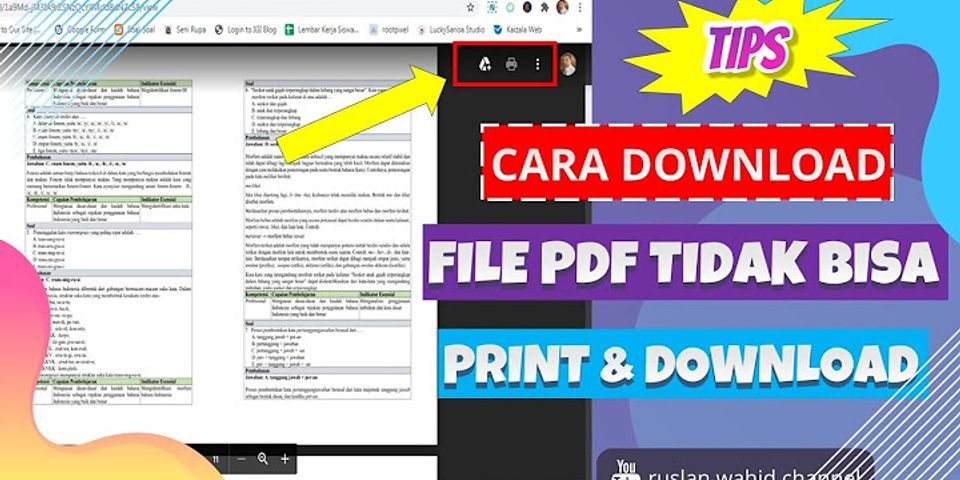 Cara download file PDF di Google Chrome