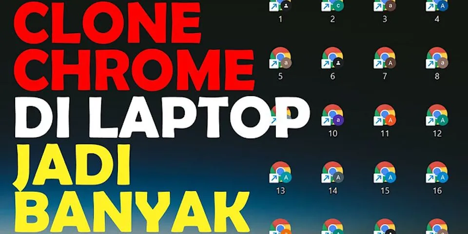 Cara menambah Chrome di laptop