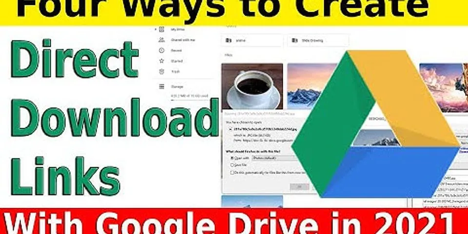 Create link Google Drive