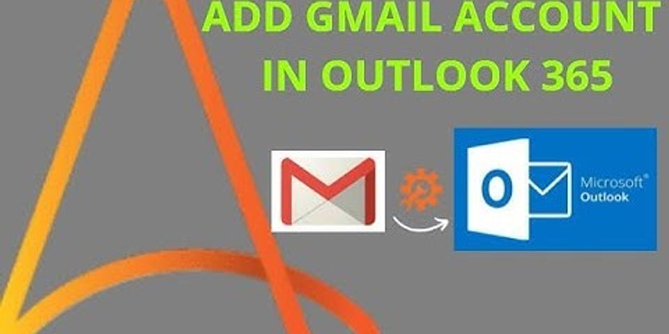 Google account with Outlook email