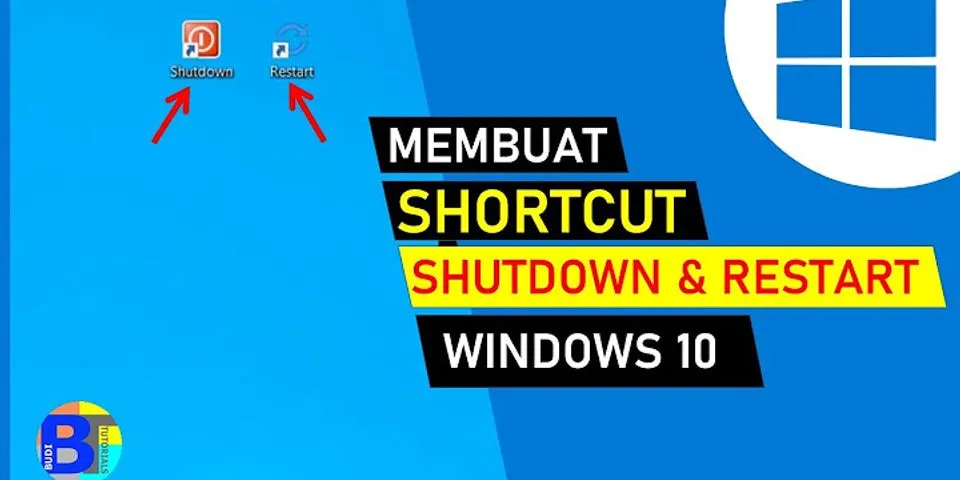 Hal apakah yang perlu Dihindari saat melakukan shutdown pada Windows