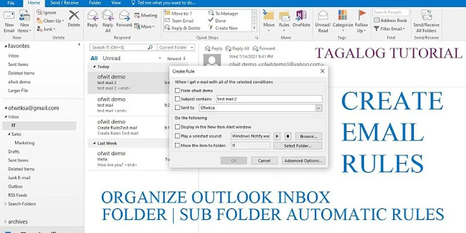 How do I create multiple subfolders in Outlook?