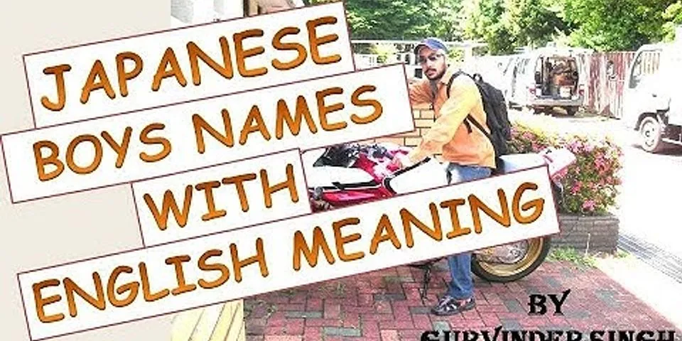 How do you say your first name and last name in Japanese?