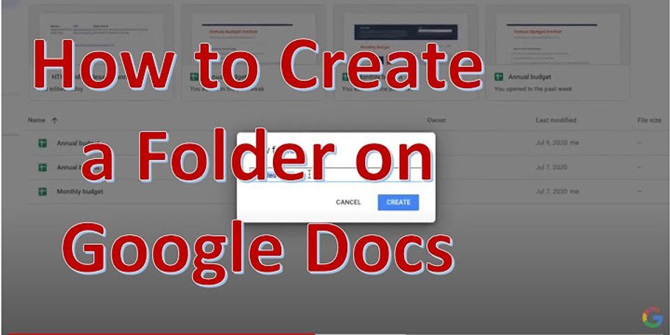 How to add folder to Google Drive