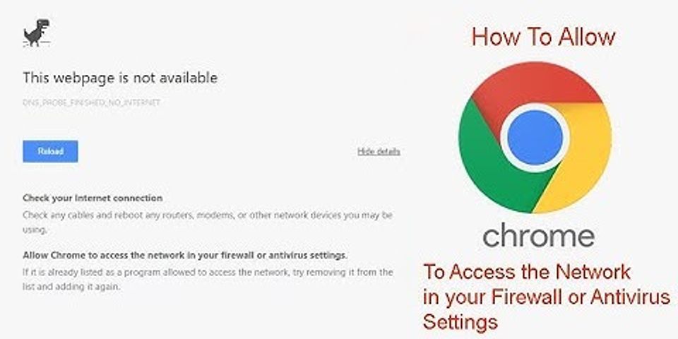How to allow access to network