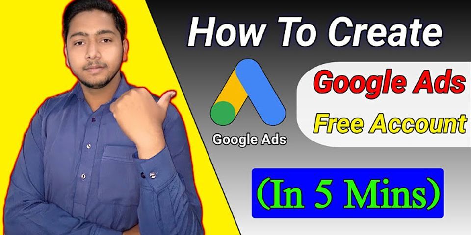 How to create Google Ads account for YouTube