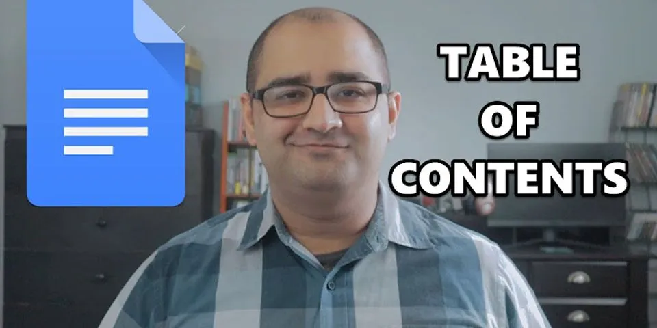 How to link table of contents to pages in Google Docs