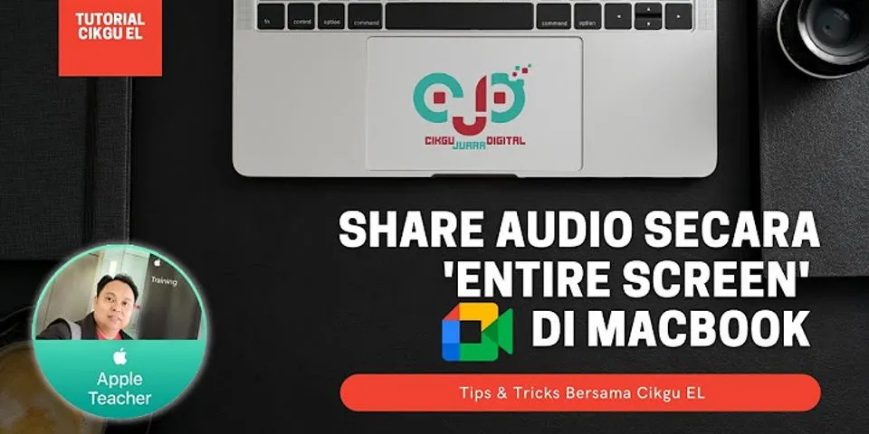 How to share audio on Google Meet MacBook
