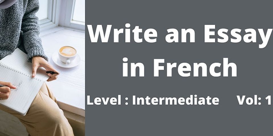 How to write class in French