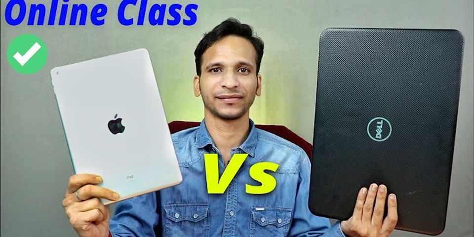iPad or laptop for online classes