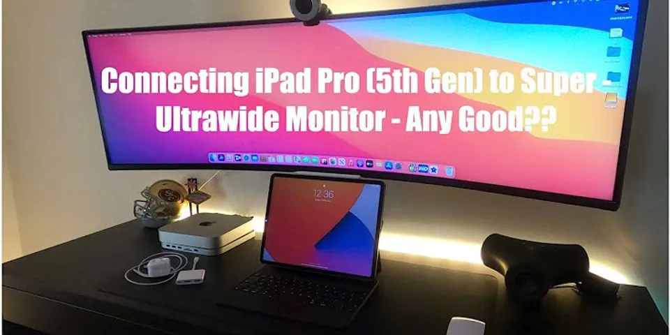 iPad Pro external monitor resolution