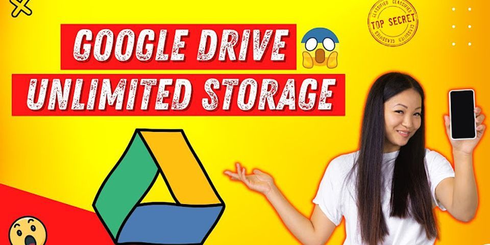 Is Google Drive free unlimited storage?