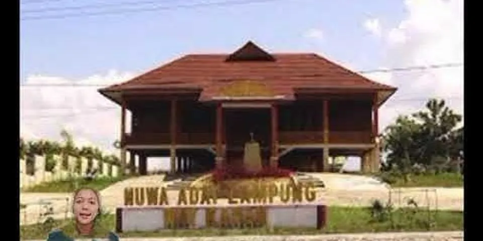Nuwo sesat merupakan rumah adat yang berasal dari
