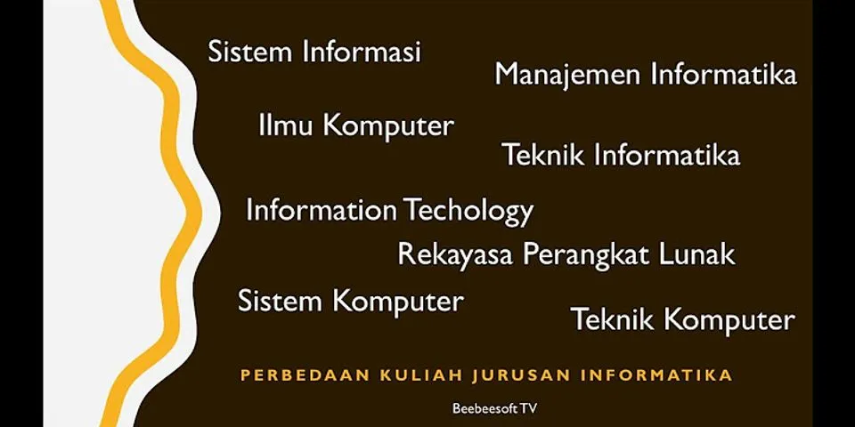 Perbedaan Teknik Komputer dan Informatika UNDIP