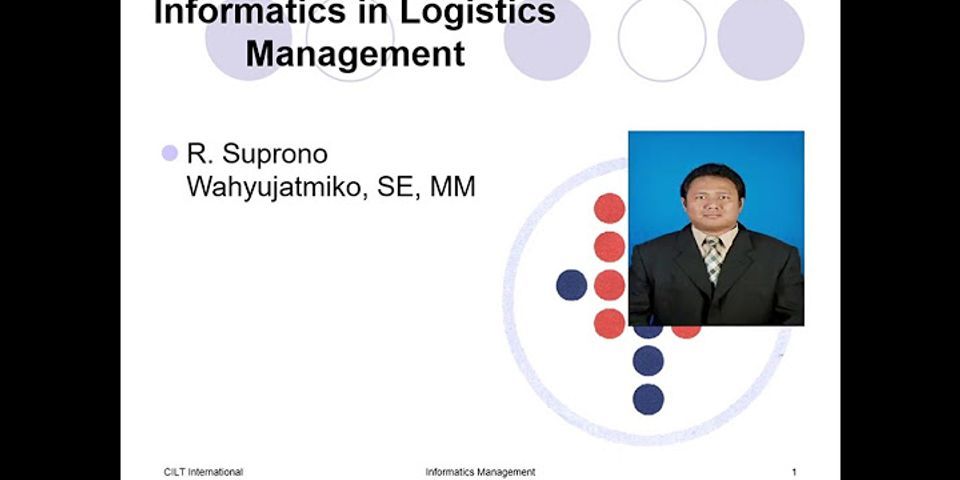 Perkembangan teknologi di bidang logistik