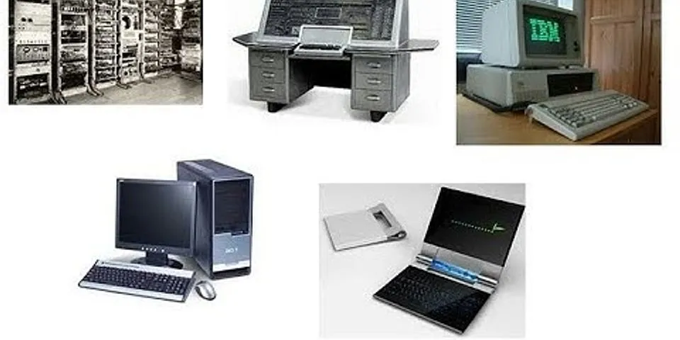Sejarah komputer dibagi menjadi beberapa tahap, yaitu