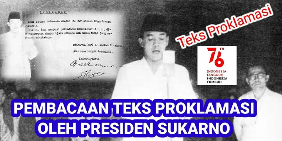 Tempat pembacaan naskah teks proklamasi kemerdekaan Indonesia oleh Soekarno dilaksanakan di?