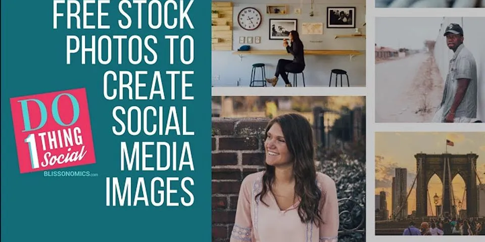 Where can I find free images to use on social media?